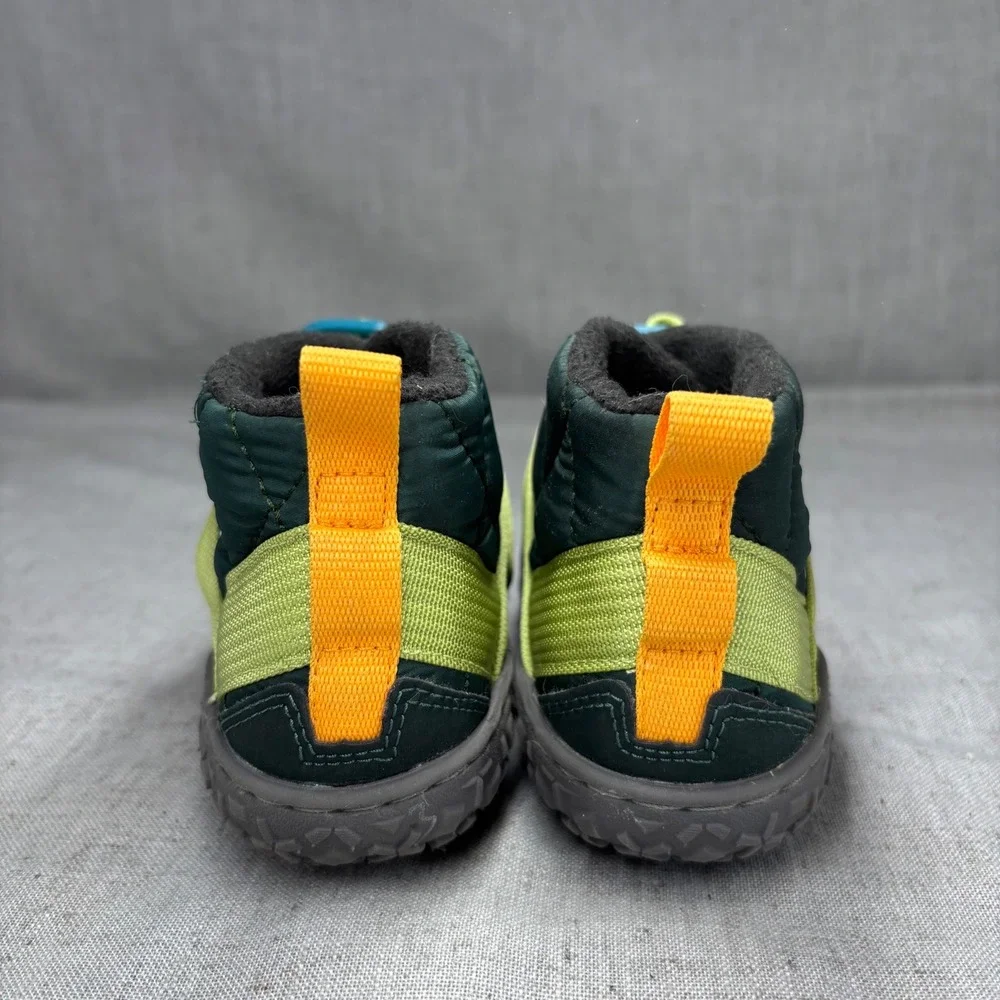 Chaco Kids Ramble Puff Hunter Green Quilted Fleece Lined Booties Gorpcore Size 1